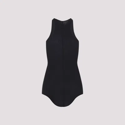 Rick Owens Basic Rib Tank Top In Black