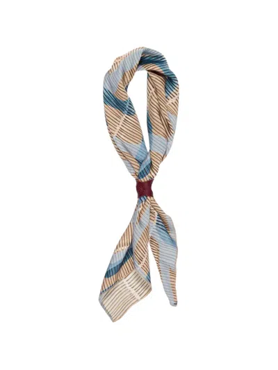 Manuel Ritz Plaid-pattern Scarf In Multi
