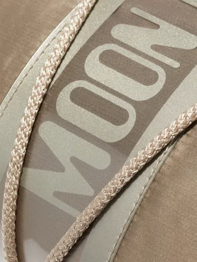 Moon Boot Logo Boots In Neutral