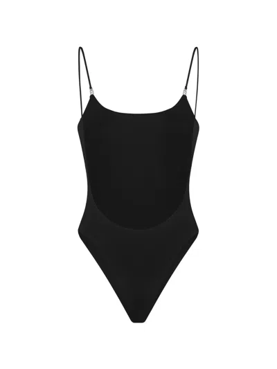 Dsquared2 Open-back Swimsuit In Black