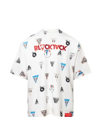 Blackjack Theme Printed T-shirt In Multi