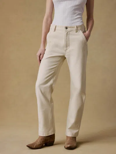 Faherty Sunwashed Canvas Dockside Pants In Neutral