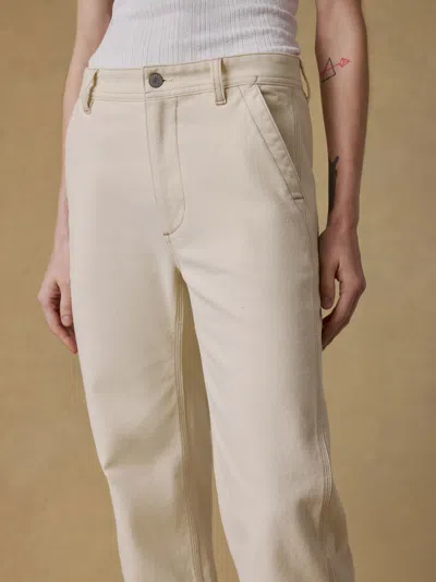 Faherty Sunwashed Canvas Dockside Pants In Neutral