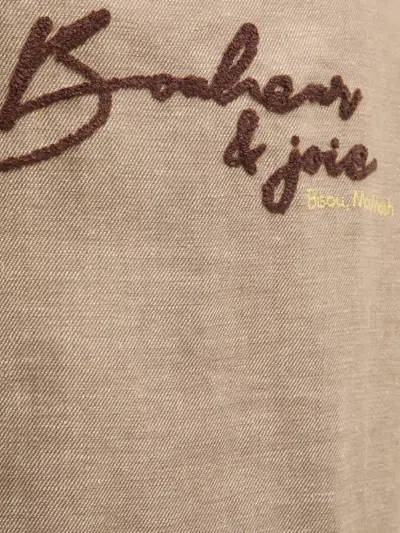 Mos Mosh Buttoned Flap-pocket Jacket In Brown