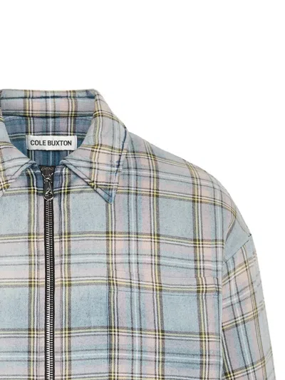 Cole Buxton Checked Zip-up Jacket In Multi