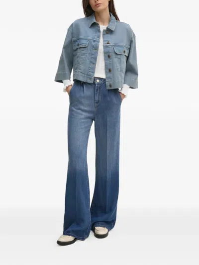 Mos Mosh Flap-pocket Jacket In Blue