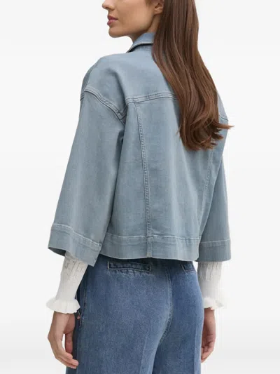 Mos Mosh Flap-pocket Jacket In Blue