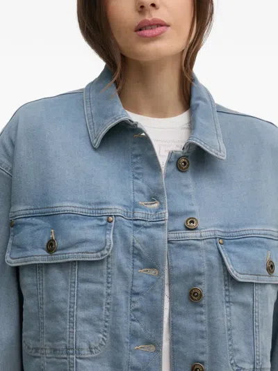 Mos Mosh Flap-pocket Jacket In Blue