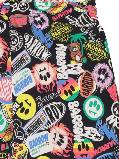 Barrow Poplin Bermuda Shorts In Multi