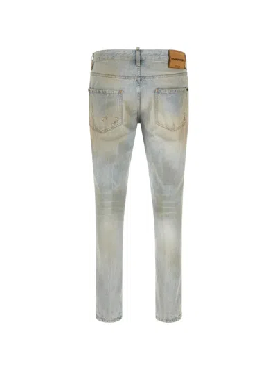 Dsquared2 Light Blue Denim Jeans In Blue