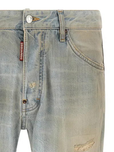 Dsquared2 Light Blue Denim Jeans In Blue