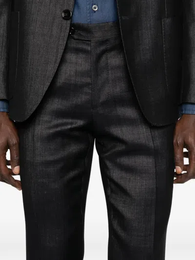 Lardini Button Single-breasted Suit In Black