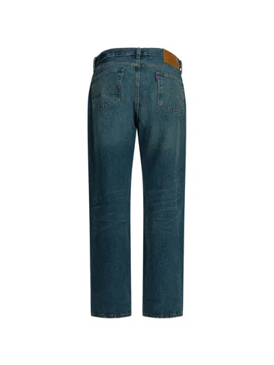 Levi's Blue Cotton Jeans In Blue
