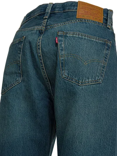 Levi's Blue Cotton Jeans In Blue