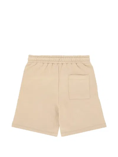 Barrow Drawstring Graphic Shorts In Pink