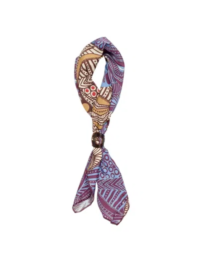 Manuel Ritz Patterned Scarf In Multi