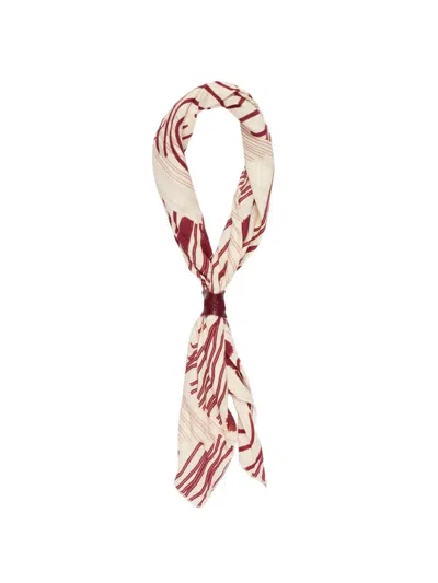 Manuel Ritz Printed Scarf In Neutral