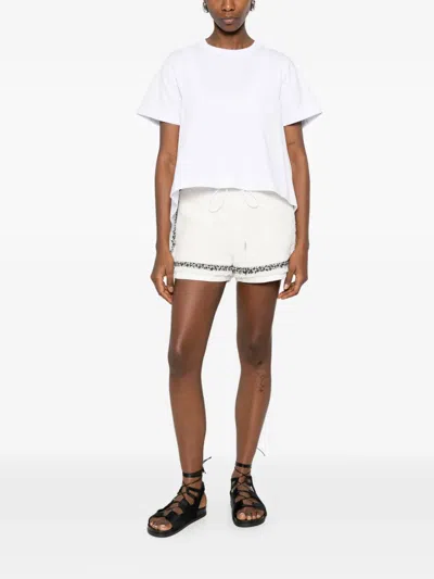 Sacai Pocket Drape T-shirt In White