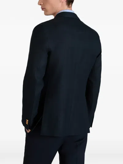 Slowear Double-breasted Blazer In Blue