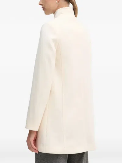 Gaudì Button Double-breasted Coat In Neutral