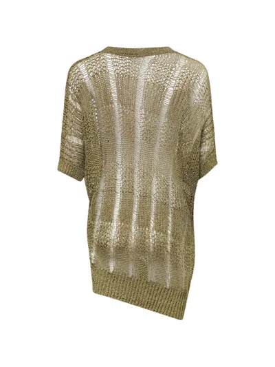 Y's Asymmetric Drape Pullover In Multi