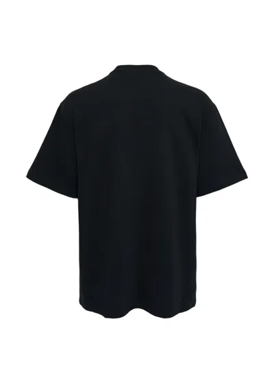 We11 Done Logo-detail T-shirt In Black