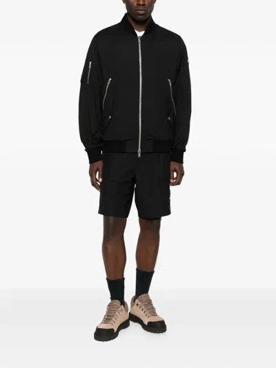 Moose Knuckles Pocket Cargo Shorts In Black