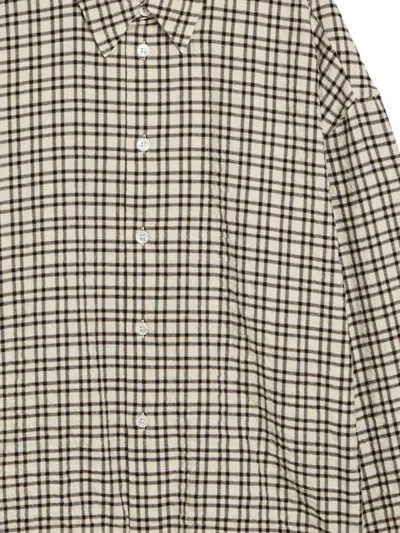 Studio Nicholson Checked-pattern Button-fastening Shirt In Pattern