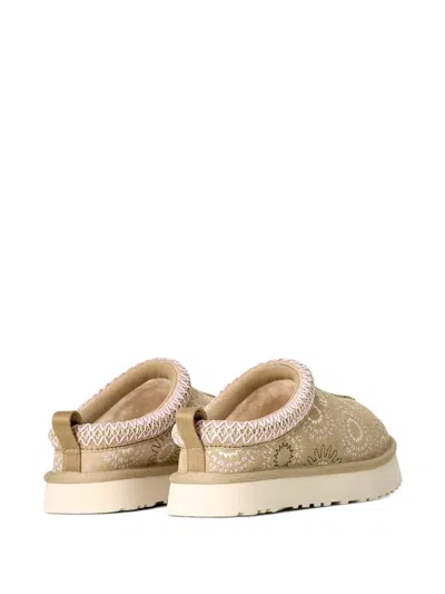 Ugg Tazz Sun Stitch Patterned Slippers In Neutral