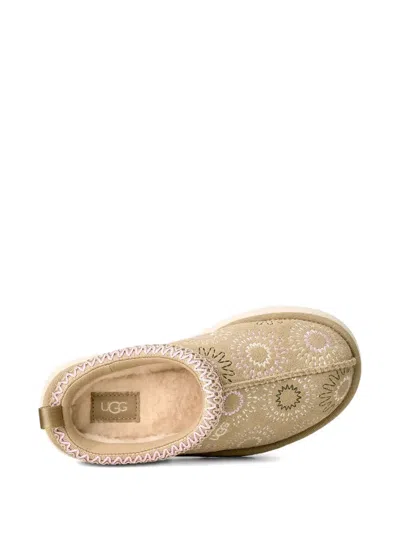 Ugg Tazz Sun Stitch Patterned Slippers In Neutral