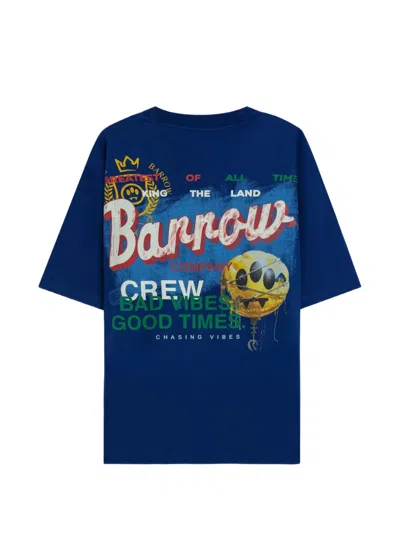 Barrow Printed T-shirt In Blue