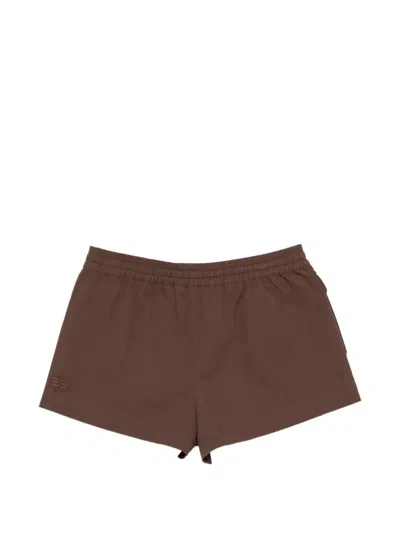 Ksubi Harper Flap-pocket Shorts In Brown