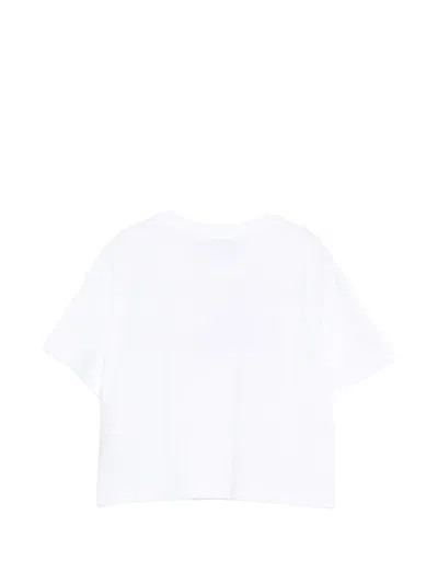 Msgm Beaded Short-sleeved T-shirt In White