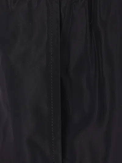 Aspesi Elasticated Skirt In Black