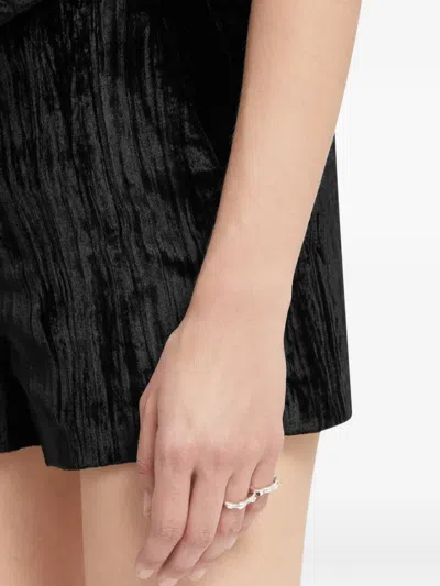 Ann Demeulemeester Lenja Futuristic Fine Thorn Double Ring In Silver