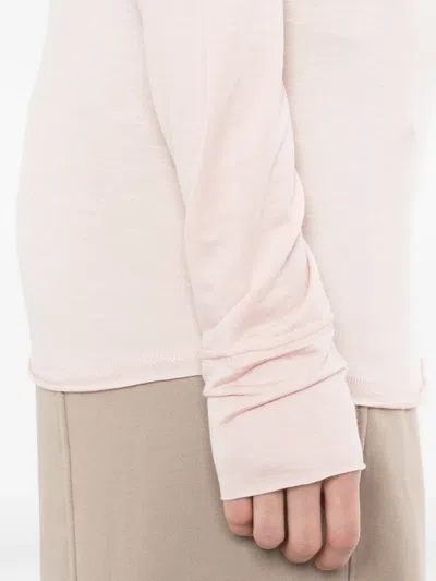 Open Yy Hooked T-shirt In Pink