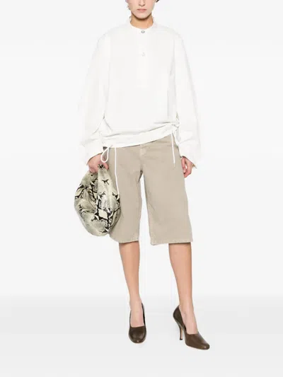 Studio Nicholson Button Pocket Top In White