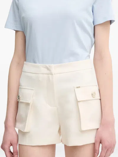 Gaudì Flap-pocket Button Shorts In Neutral