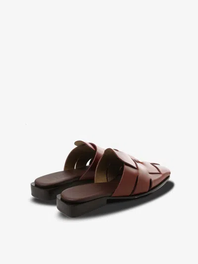 Hereu Woven Mules In Brown