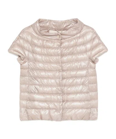 Herno Cleofe Quilted Puffer Jacket In Neutral
