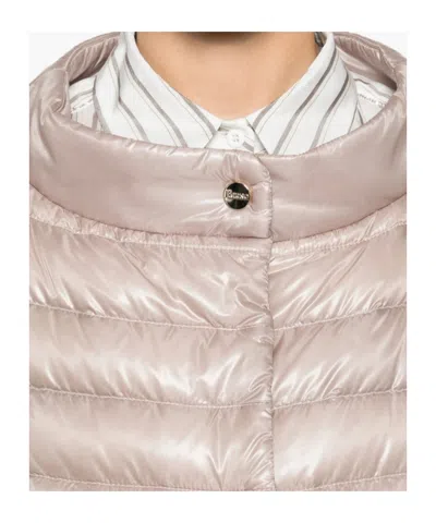 Herno Cleofe Quilted Puffer Jacket In Neutral