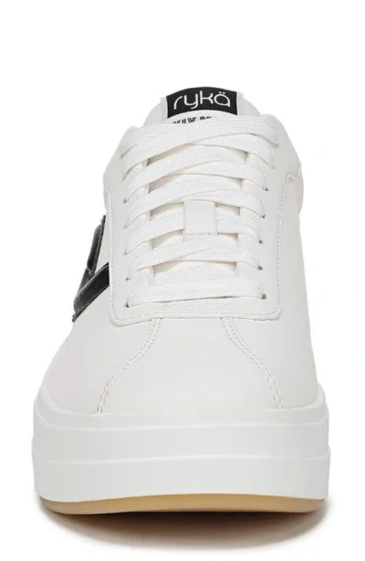 Ryka Viv Max Platform Sneaker In White