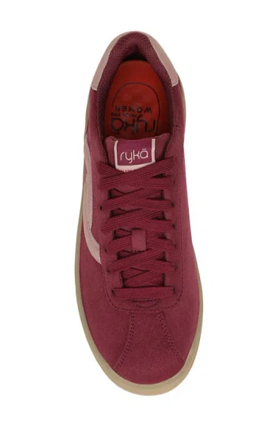 Ryka Viv Max Platform Sneaker In Red