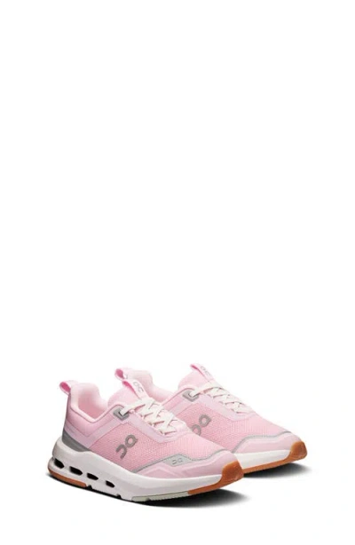 On Cloudnova Kids Sneaker In Pink