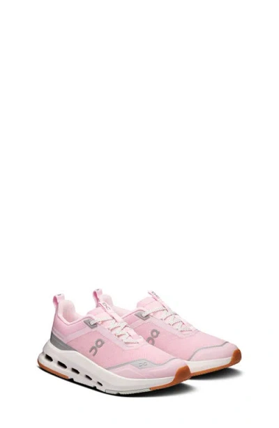 On Cloudnova Kids Sneaker In Pink