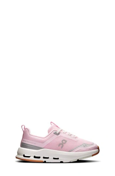 On Cloudnova Kids Sneaker In Pink