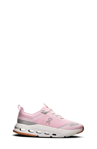 On Cloudnova Kids Sneaker In Pink