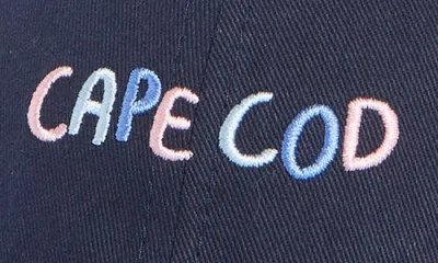 Frasier Sterling Cape Cod Canvas Adjustable Baseball Cap In Blue