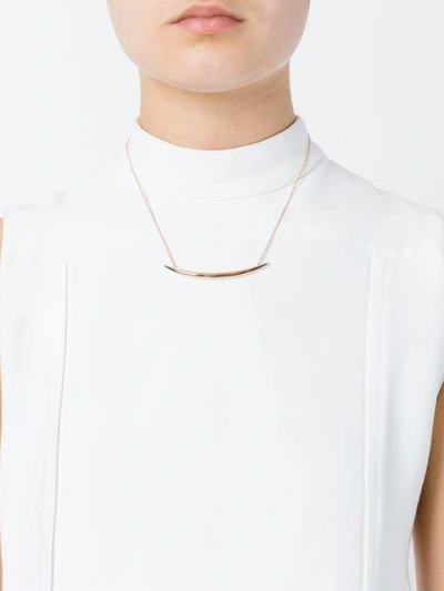 Shop Shaun Leane 'quill' Necklace In Metallic
