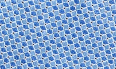 Nordstrom Solid Textured Silk Tie In Blue